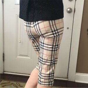Plaid Women's Capris